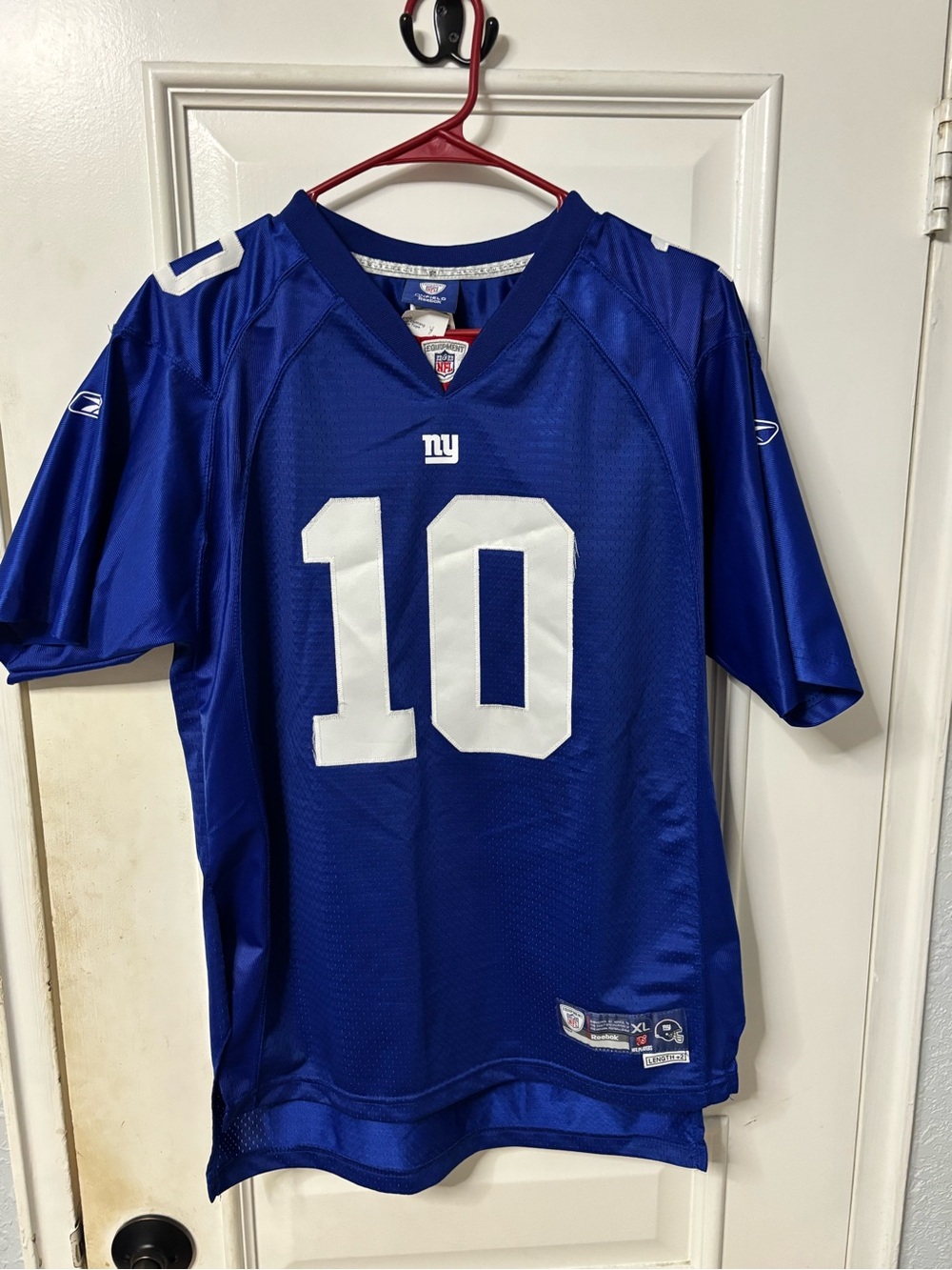 Vintage NFL New York Giants #10 Eli Manning Reebok Jersey